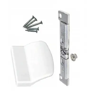 Magnetic door holder fitting for balcony door