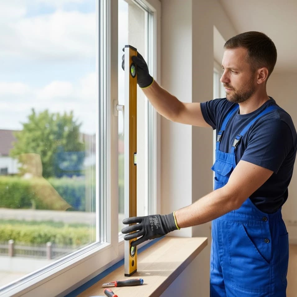 Professional window frame geometry restoration