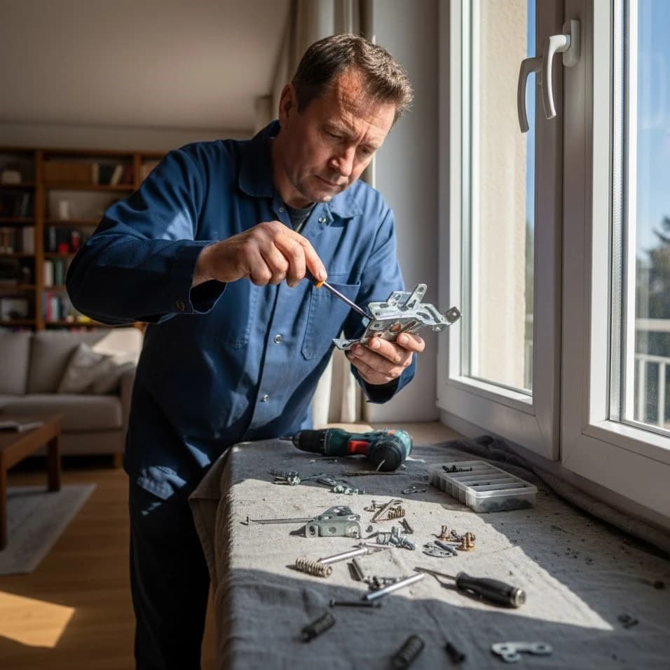 Profesjonalna wymiana mechanizmów okiennych